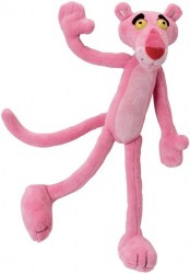 Мягкая игрушка пантера розовая