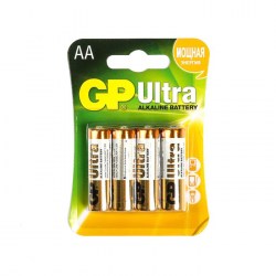 Батарейка алкалиновая GP Ultra, AA, LR6-4BL 4шт