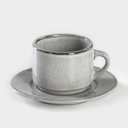 Чайная пара Nebbia: чашка 200 мл, h=6,7 см, блюдце d=15,3 см 4839233