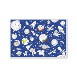 Карта-раскраска Солнечная система, 101 х 69 см