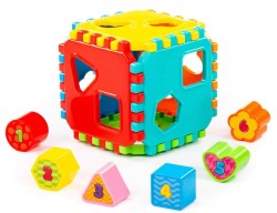 Игрушка развивающая 'Куб' (в сеточке)