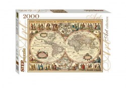 Пазл Историческая карта мира 2000 элементов	