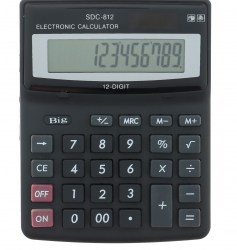 Калькулятор настольный, 12 - разрядный, SDC - 812V