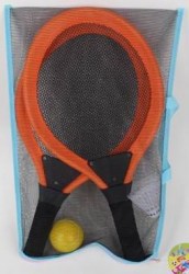 Ракетки теннисные с мячиком и воланом в сумке-сетке	