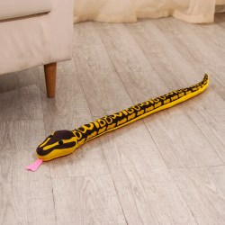 Мягкая игрушка Змея 90 см желтые пятна
