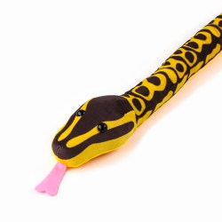 Мягкая игрушка Змея 90 см желтые пятна