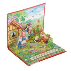 Книжка-панорамка для малышей "Курочка Ряба