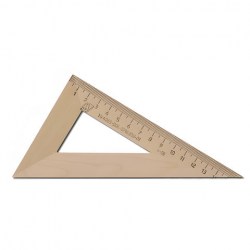 Треугольник деревянный, 30*16 см, УЧД