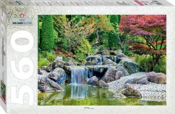 Мозаика 'puzzle' 560 'Каскадный водопад в японском саду'
