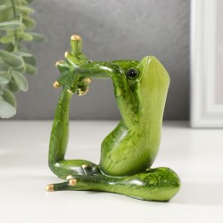 Статуэтка сувенир Лягушка йога 11 см