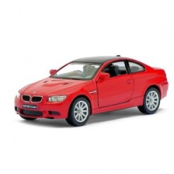 Машина металлическая "BMW M3 Coupe", 1:36, инерция, цвет красный