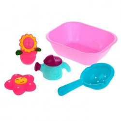 Игрушки для ванной, набор Цветы в саду