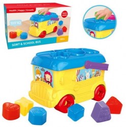 Игрушка-сортер "Автобус" (16 предметов) в коробке