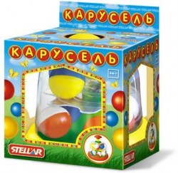 Юла-карусель с шариками (коробка)