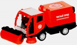 Машина металл свет-звук УБОРОЧНАЯ МАШИНА 15,5 см, двери