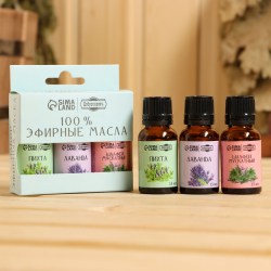 Набор эфирных масел 3 шт. Шалфей, Лаванда, Пихта» по 15 мл