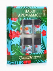 Набор эфирных масел «Тропический» 6 штук по 3 мл, «Богатство Аромата»
