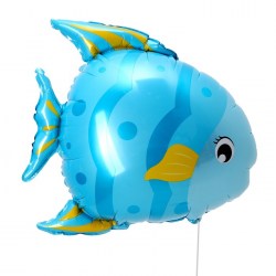 Шар фольгированный 30" Рыбка голубая