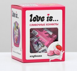 Жевательные конфеты Love Is «Клубника», 105 г