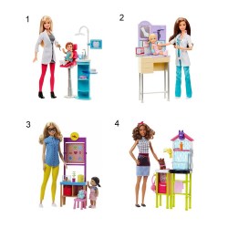 Кукла с набором серия "Профессии" Barbie