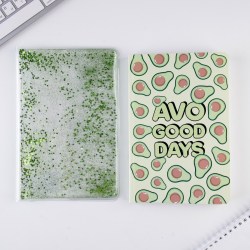Ежедневник в обложке шейкер А5, 96 листов авокадо