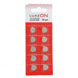 Батарейка алкалиновая LuazON, LR1130, AG10, 1шт