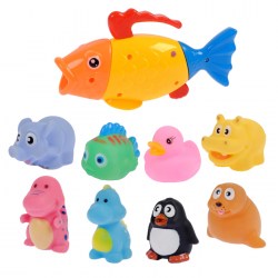 Набор игрушек для ванны Рыбка и ее друзья