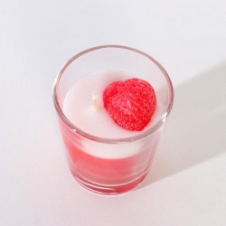 Свеча ароматическая в стакане Ягодное парфе, 60 гр
