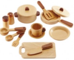 Набор деревянной посуды