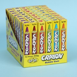 Жевательная резинка Jojo Crayon Babble Gum с начинкой