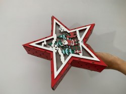 Светильник декор звезда 26см