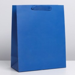 Пакет ламинированный Синий, ML 23 × 27 × 11.5 см