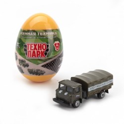 Машина металлическая в яйце Военные модели масштаб 1:72