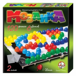 Детская игра Мозаика 120 фишек 20 мм