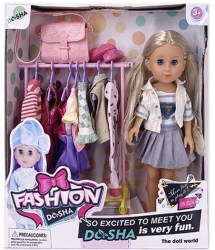 Кукла Fashion со светлыми волосами с одеждой и аксессуарами