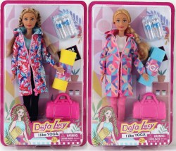 Кукла-спортсменка (29см) YOGA в плаще, 2 вида, в блистере