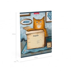 Тетрадь Cat & Box, 24 листа, клетка
