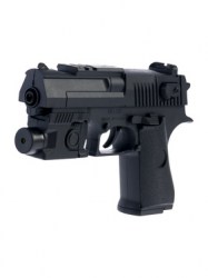 Пистолет Огонь, с лазером, стреляет пульками 6 мм