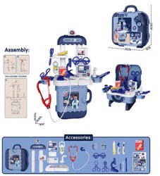 Набор доктора (26 предметов) с раковиной в чемодане