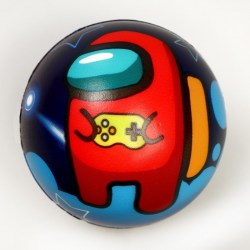 Мягкий мяч «Амонгас, 6,3 см, МИКС