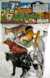 Набор Домашние животные 10 шт в пакете 