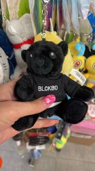 Мягкая игрушка Брелок Медведь Блэкбо черный 12 см