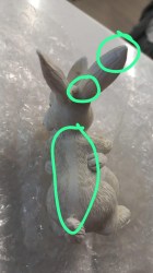 уценка Сувенир полистоун Парочка зайчиков с тюльпанами. Объятия11х5,5х11,5 см