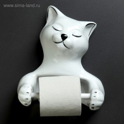 Фигурный держатель бумаги  Кошка