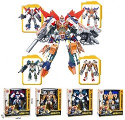 Робот COMBINED BODY 1in4, 4 вида, в коробке