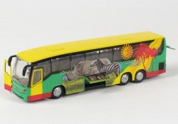 Металлический экскурсионный автобус сафари свет звук 