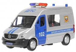 Машина 'mersedes-benz sprinter полиция' 14 см