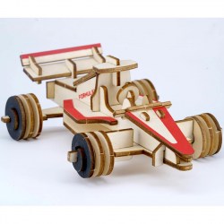 Гоночная машина Формула-1 деревянный 3D пазл