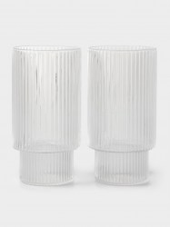 Набор стаканов Грани 450 мл 2 шт 7х14 см 