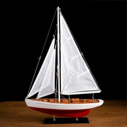 Сувенирная модель корабля Парусник Санторин 42×9×60 см